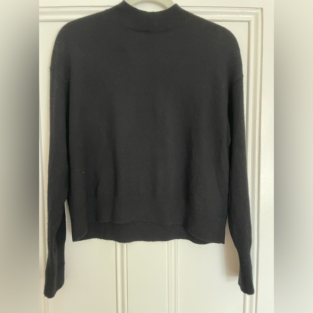Everlane Cropped Cashmere Mockneck